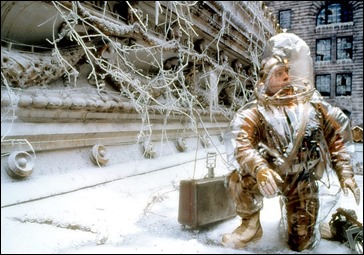 La superficie devastada por un invierno perpetuo