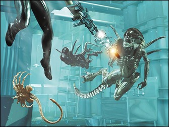 Combate bajo las aguas