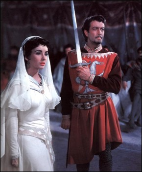 El noble Ivanhoe y la bella Rebecca