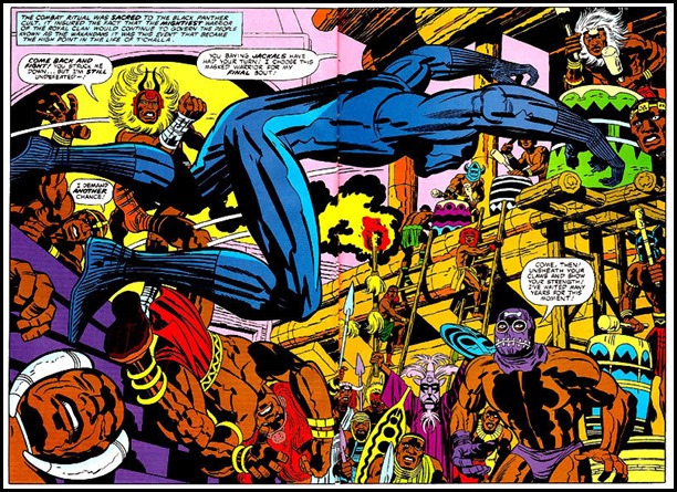 Una splash-page de Jack Kirby