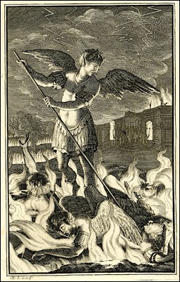 Lucifer, grabado extraído de El Paraíso Perdido