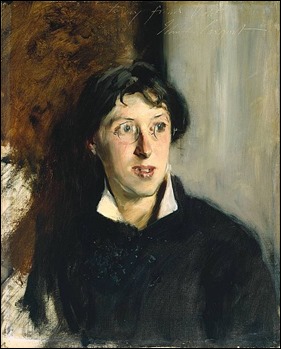 Retrato de Vernon Lee por John Singer Sargent