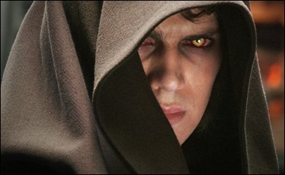 Anakin ya bajo la influencia del Lado Oscuro