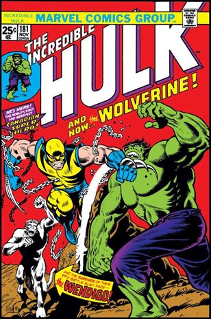 La primera aparición de Lobezno, luchando con Hulk