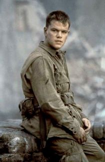 Un joven Matt Damon como el soldado Ryan