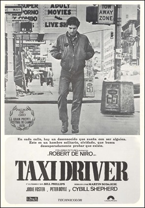 Cartel español de Taxi Driver