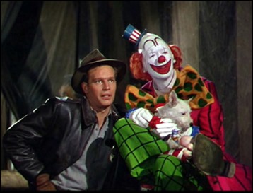 Con James Stewart, en El mayor espectáculo del mundo