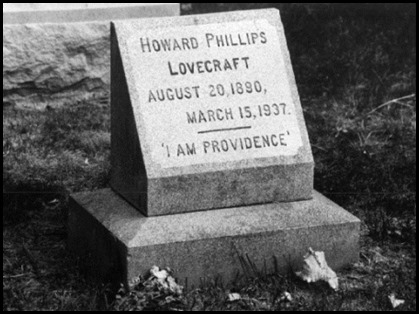La tumba de Lovecraft en Providence
