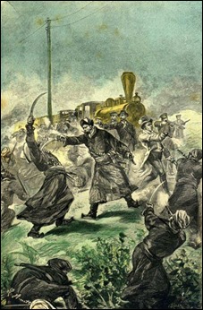 Momento de acción en Claudius Bombarnac