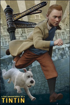 Tintín y Milú, en captura de imagen