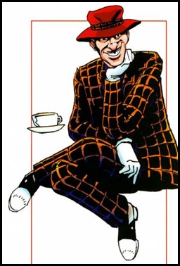 El loco Jim Jaspers, precedente de este Moriarty, por Alan Davis