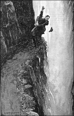 La famosa caída de Holmes y Moriarty en las cataratas de Reichenbach