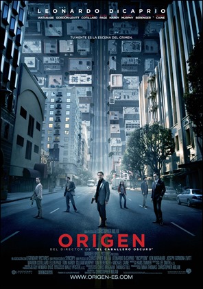 Poster de Origen, de Christopher Nolan