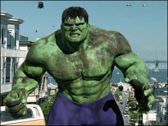 Un Hulk digital, en la película de Ang Lee