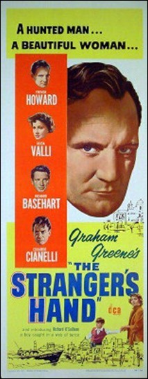 Cartel inglés de La mano del extranjero