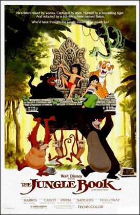 Cartel americano de El libro de la selva