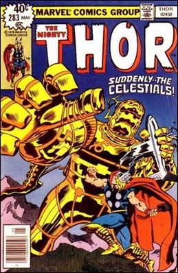 Thor cruza su camino con el de los Celestiales