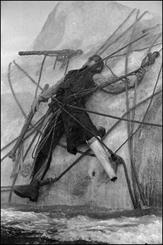 Ahab unido para siempre a Moby Dick
