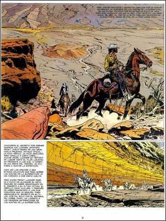 La estupenda página inicial de El fantasma de las balas de oro