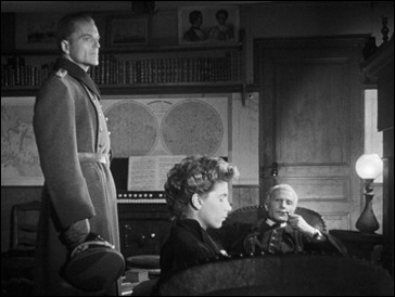 El alemán y sus dos fozados anfitriones, en Le silence de la mer