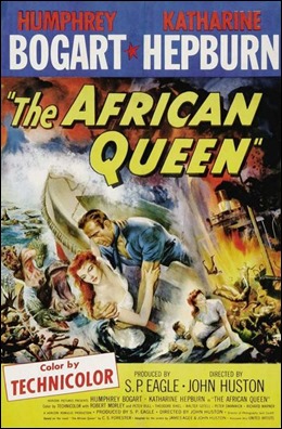 Cartel exageradamente épico de La Reina de África