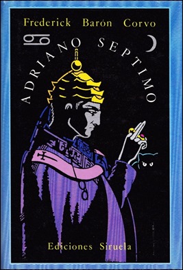 Portada de Adriano VII en El ojo sin párpado, de Siruela