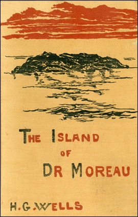 Portada de la primera edición inglesa de The Island of Dr. Moreau