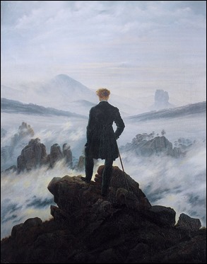 El viajero sobre el mar de niebla, por Friedrich, inmejorable metáfora de la melancolía