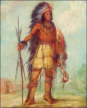 Ave de Trueno, por George Catlin