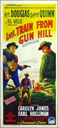 Cartel original de El último tren de Gun Hill
