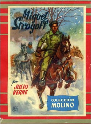 Portada de Miguel Strogoff, en Editorial Molino