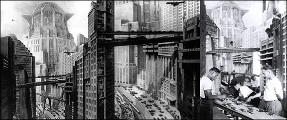 El skyline de Metrópolis era una maqueta