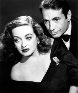 Margo Channing y su amado Bill Simpson, amantes también en la vida real Bette Davis y Gary Merrill