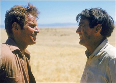 Charlton Heston contra Gregory Peck en Horizontes de grandeza