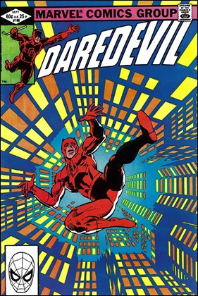 Una de las magníficas portadas de Frank Miller para Daredevil