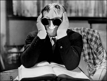 Claude Rains, el hombre invisible del film de 1933 dirigido por James Whale