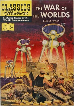 Portada de una edición de La guerra de los mundos