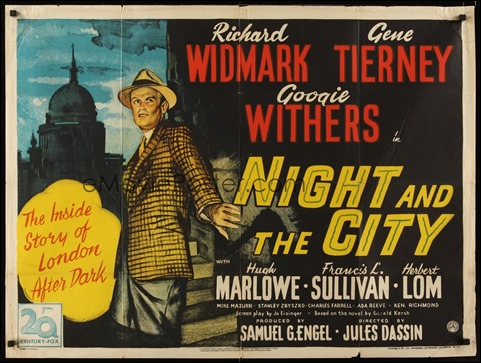 Cartel americano de Noche en la ciudad