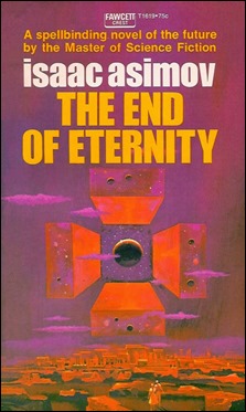 Portada americana de El fin de la eternidad
