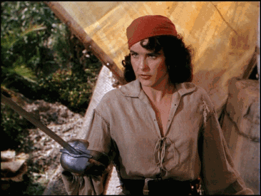 Jean Peters como La mujer pirata