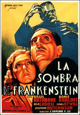 Poster de La sombra de Frankenstein
