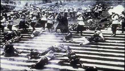 Imagen de la secuencia de la escalinata de Odesa