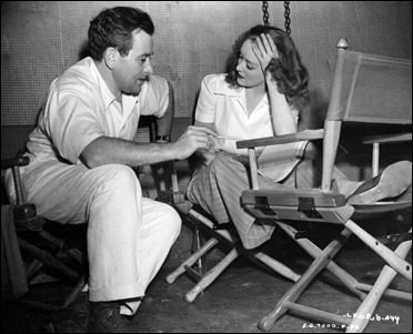 Famosa fotografía de Bette Davis con William Wyler
