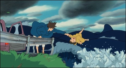 Lisa coge a tiempo a Sosuke