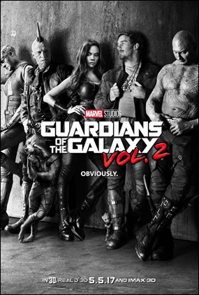 Simpático poster de Guardianes de la Galaxia vol 2
