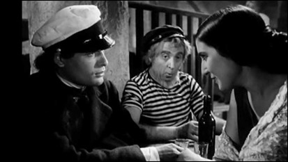 Fotograma de Las inquietudes de Shanti Andía, la muy curiosa adaptación de la novela de Baroja realizada en 1947 por Arturo Ruiz Castillo