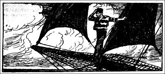 Ilustración de Las inquietudes de Shanti Andía, por Ricardo Baroja