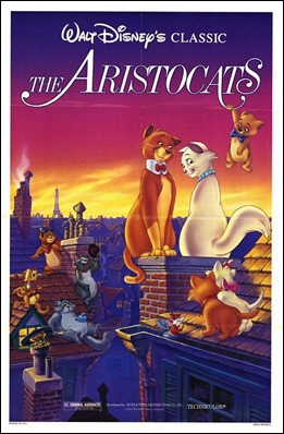 Cartel de Los aristogatos