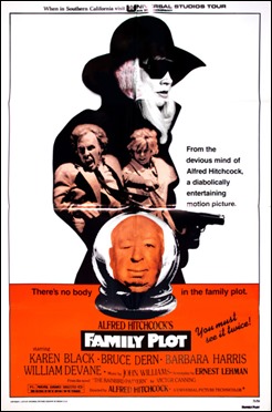 Cartel original de La trama, de Hitchcock