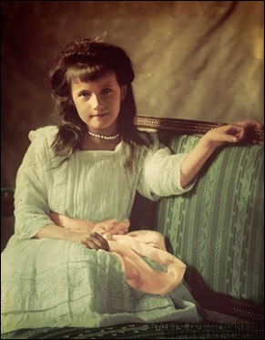 Retrato de la verdadera princesa Anastasia